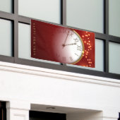 新年のバナー 横断幕 (ビルの外側)