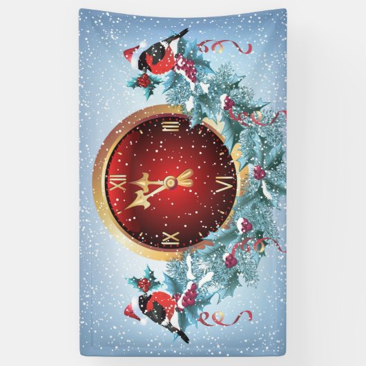 新年のバナー 横断幕 (縦)