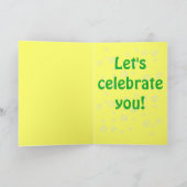 新年のバースデー・カード シーズンカード (内部)