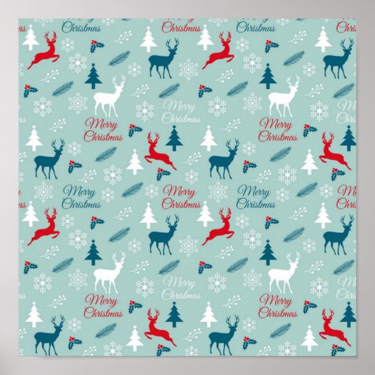 新年のパターン ポスター (正面)