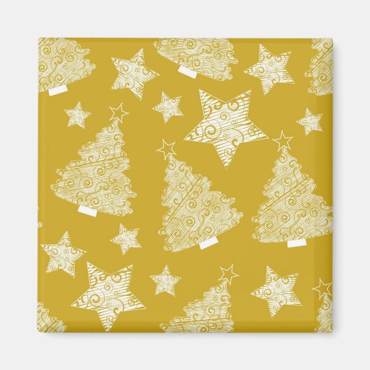 新年のパターン マグネット (正面)