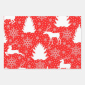 新年のパターン ラッピングペーパーシート (正面2)