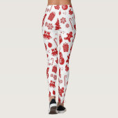 新年のパターン レギンス (裏面)