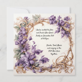 新年のパーティの招待状 招待状