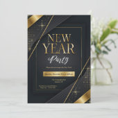 新年のパーティの招待状 招待状 (スタンド正面)