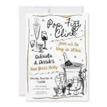 新年のパーティの招待状