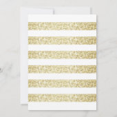 新年のパーティの招待状 招待状 (裏面)