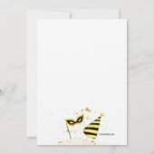 新年のパーティの招待状 招待状 (裏面)