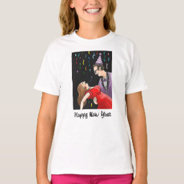 新年のパーティーで楽しむダンス Tシャツ