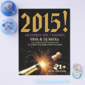 新年のパーティーイベント告知チラシ チラシ (シングル)