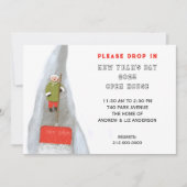 新年のパーティーオープンハウス 招待状 (正面)