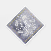 新年のパーティーデザイナーナプキン スタンダードランチョンナプキン (角)