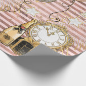 新年のパーティー包装紙 ラッピングペーパー (角)