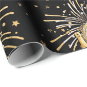 新年のパーティー包装紙 ラッピングペーパー (ロールコーナー)