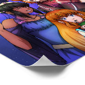 新年のパーティー宇宙 ポスター (角)