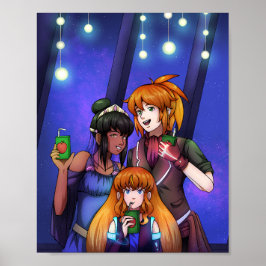 新年のパーティー宇宙 ポスター