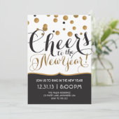 新年のパーティー招待状 招待状 (スタンド正面)