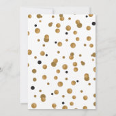 新年のパーティー招待状 招待状 (裏面)