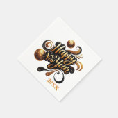 新年のパーティー追加 スタンダードカクテルナプキン (角)