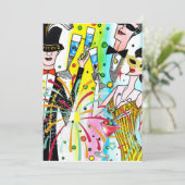 新年のパーティー シーズンカード (スタンド正面)