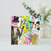 新年のパーティー シーズンカード (スタンド正面)