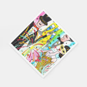 新年のパーティー スタンダードランチョンナプキン (角)