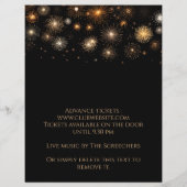 新年のパーティー チラシ (裏面)