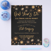 新年のパーティー チラシ (シングル)