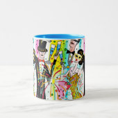 新年のパーティー ツートーンマグカップ (中央)