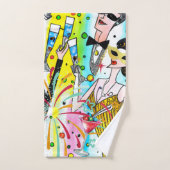 新年のパーティー バスタオルセット (ハンドタオル)