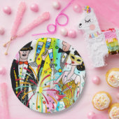 新年のパーティー ペーパープレート (パーティー)