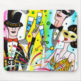 新年のパーティー マウスパッド