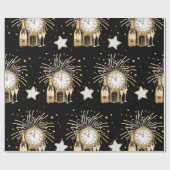 新年のパーティー ラッピングペーパー (フラット)