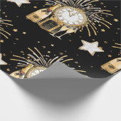 新年のパーティー ラッピングペーパー (角)