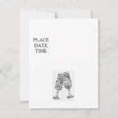 新年のパーティー 招待状 (裏面)