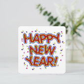 新年のパーティー 招待状 (スタンド正面)