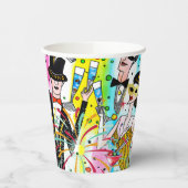 新年のパーティー 紙コップ (左)