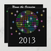 新年のパーティー- SRF 招待状 (正面/裏面)