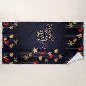 新年のビーチタオル ビーチタオル (正面)