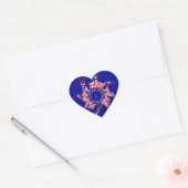 新年のピースホイール ハートシール (封筒)