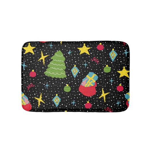 新年のフェスティバル：シカラフルームレス。 バスマット (正面)