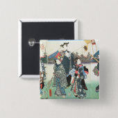 新年のフェスティバル、 缶バッジ (正面&裏面)