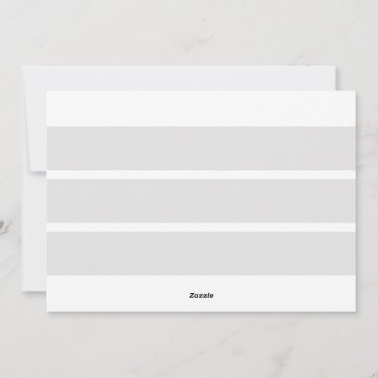 新年のフォトブルーグレーブロックタイポグラフィの重複 シーズンカード (裏面)