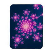 新年のフラクタルを祝う マグネット (縦)