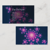 新年のフラクタルを祝う 名刺 (正面/裏面)