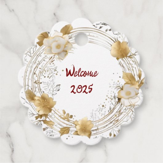 新年のフローラファンタジー フェイバータグ (正面)