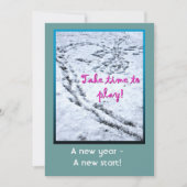 新年のブランチ 招待状 (正面)