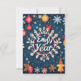 新年のプリントカード サンキューカード