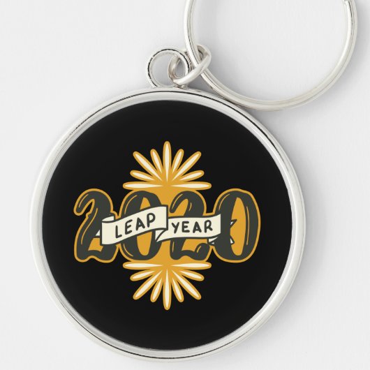 新年のプレゼント 2020 年大晦日(NYE)を愛する人のためのギフト キーホルダー (正面)