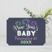 新年のベビー 案内状 (スタンド正面)